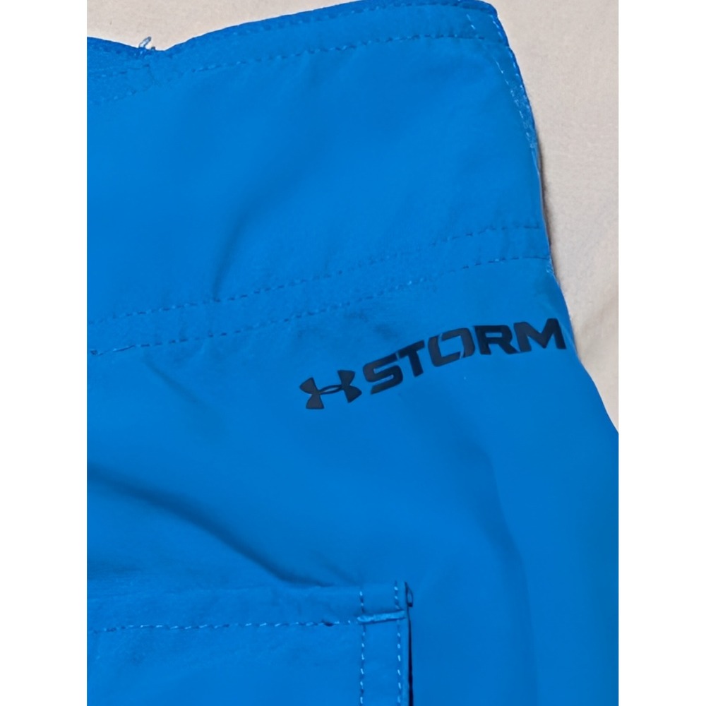 Under Armour Storm HeatGear Board Shorts Mens 30 Blue Swim Trunks Loose Fit